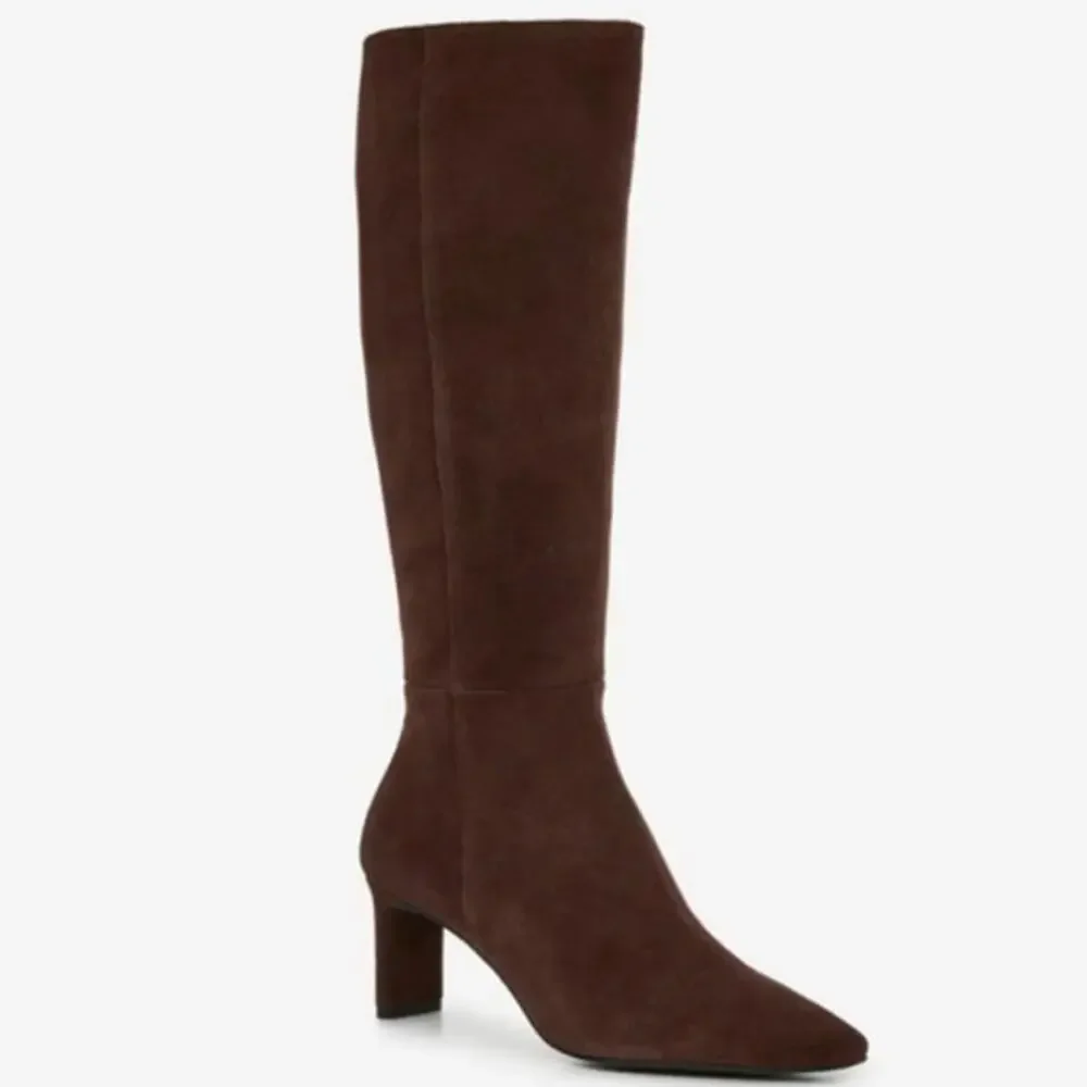 Dolce Vita gabby knee high brown suede boot size 8